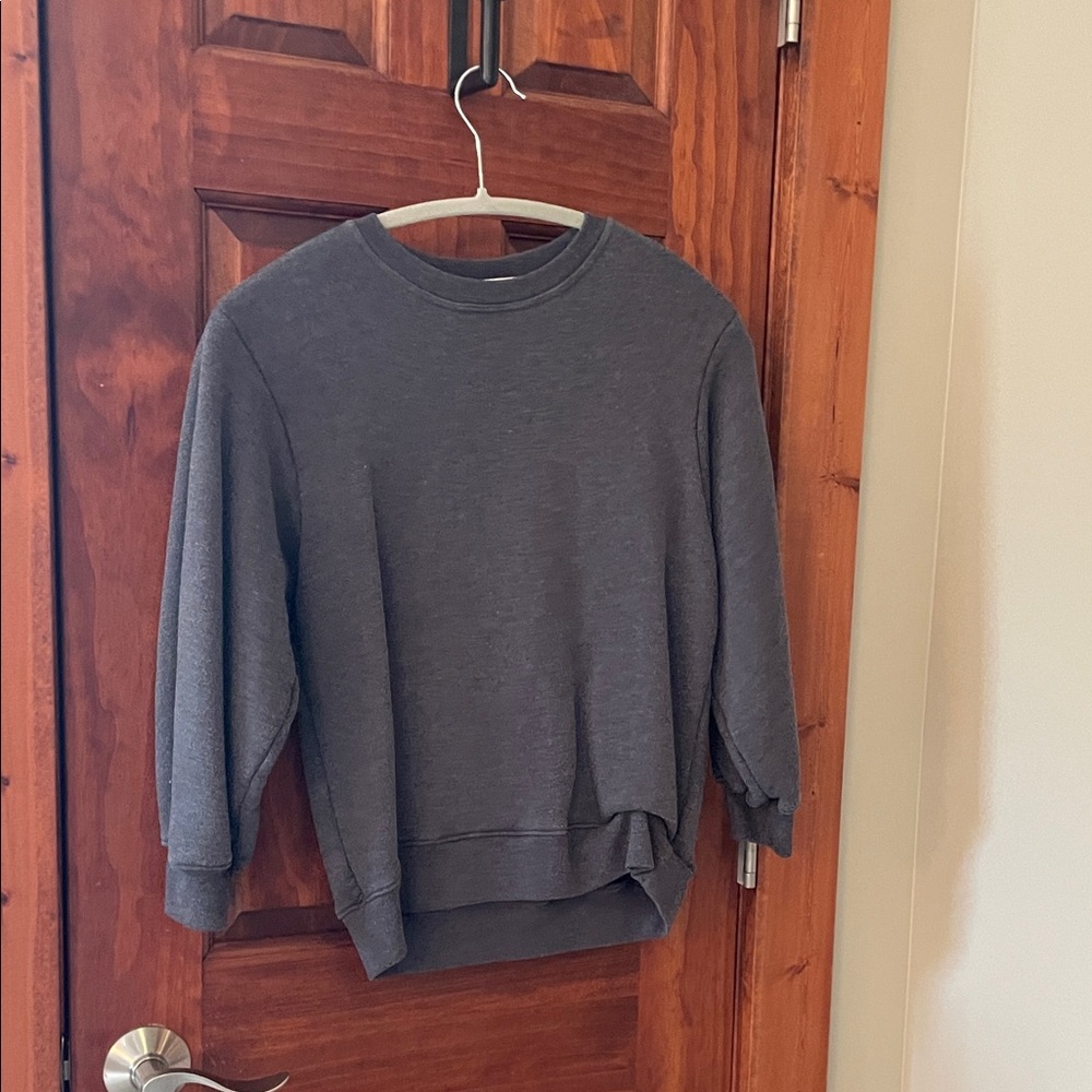 Algolde Gray Crewneck Sweatshirt